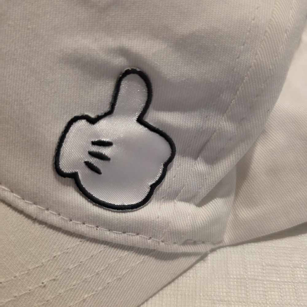 Disney-Inspired Matching White Baseball Caps – Fan-Made (Set of 2) - Picture 3 of 7